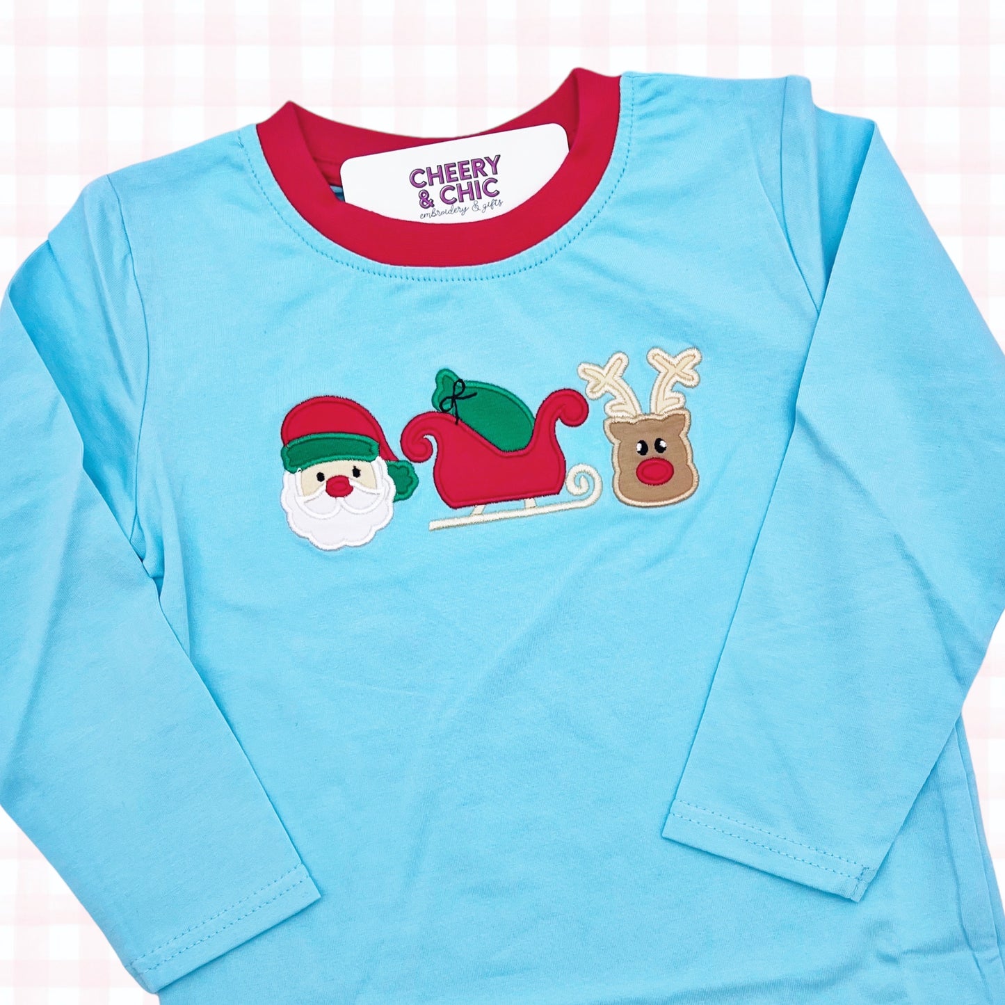 Holiday Trio Shirt with Monogram