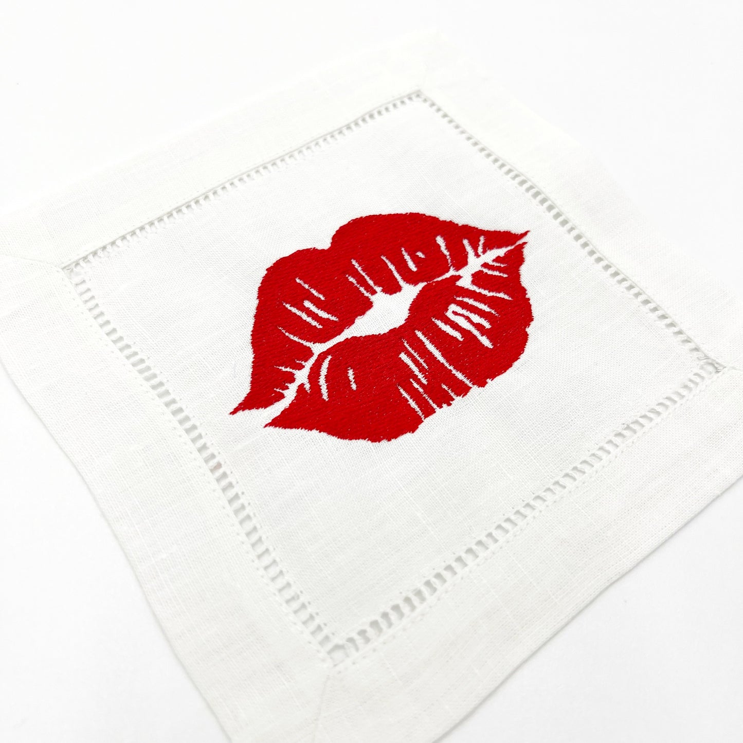 Kiss Red Lips Cocktail Napkins | Valentine's Day Party Decor
