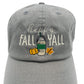 Happy Fall Yall Coffee Baseball Cap